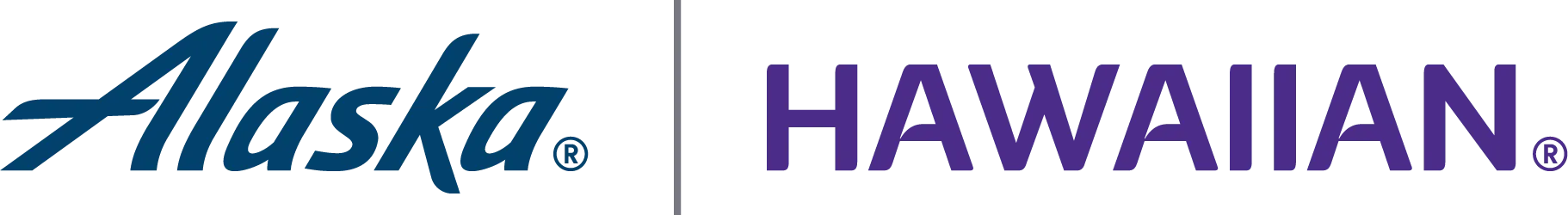 Alaska and Hawaiian Airlines